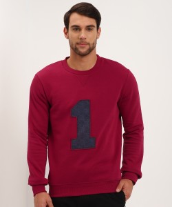 United Colors of Benetton Full Sleeve Applique Men Sweatshirt