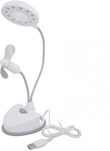 Fan sales table lamp