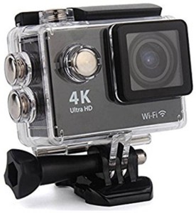 spark trading powershot 4k ultra hd 12 mp wifi waterproof digital sports and action camera(black, yellow, silver, pink, 16 mp)