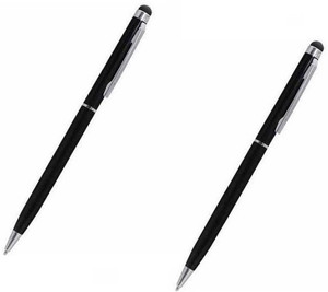 BB4 SET OF 2 Capacitive 2 IN 1 Pen With Ball Pen for Touch Sceen Mobile Phones and Tablets All Pads ,SMART PHONES Stylus
