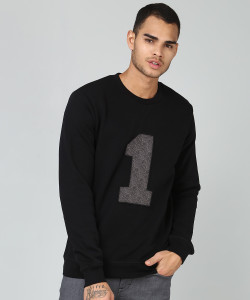 United Colors of Benetton Full Sleeve Applique Men Sweatshirt