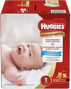 Huggies little snugglers discount diapers size 1