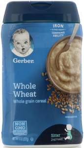 GERBER Whole Wheat Cereal 227g 8oz Cereal Price in India Buy