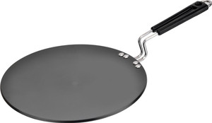 BRIGHT Hard Anodised Roti/Concave Tawa Dia:25 cms (Thickness:4mm) Tawa 25 cm diameter