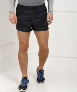 ADIDAS Printed Men Black, Grey Sports Shorts