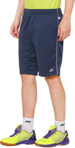 YONEX Solid Men Women Dark Blue Sports Shorts Buy YONEX Solid