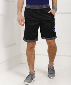 ADIDAS Solid Men Black Sports Shorts