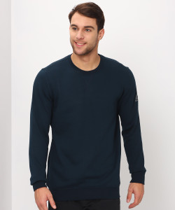REEBOK Full Sleeve Solid Men Sweatshirt