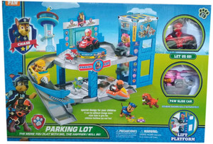 IndusBay Mission Paw Resuce Team Toy Garage Parking Lot playset with Ryder ATV Vehicle Pup Skye Mission Paw Resuce Team Toy Garage Parking Lot playset with Ryder ATV Vehicle