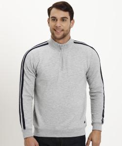 Peter England Full Sleeve Self Design Men Sweatshirt