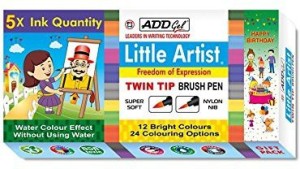 Add Gel Little Artist Brush Pen Set of 12 – Anandha Stationery Stores