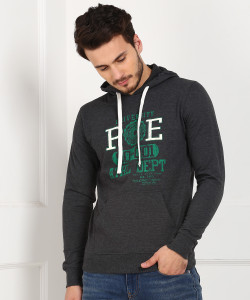 Peter England University Full Sleeve Printed Men Sweatshirt