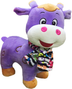 Purple cow plush deals