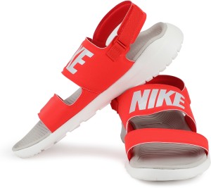 Nike tanjun best sale sandals red