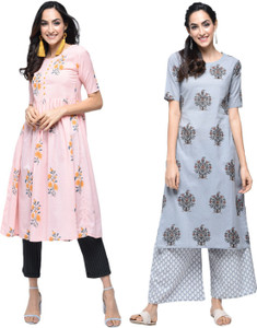 Stylum Casual Floral Print Women Kurti Buy Stylum Casual Floral