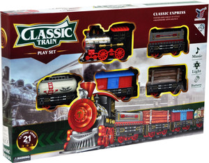 ToyGalaxy CLASSIC EXPRESS TRAIN PLAY SET WITH MUSIC