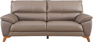 HomeTown Half-leather 3 Seater Sofa