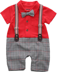 Hopscotch Romper For Boys Casual Embellished Cotton Blend Price in