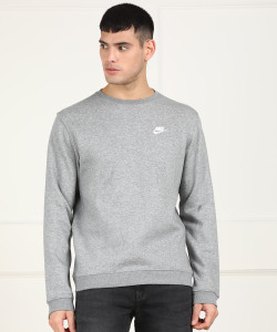 Nike Full Sleeve Solid Men Sweatshirt