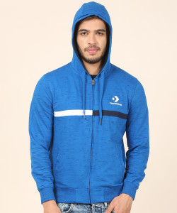 Converse Full Sleeve Self Design Men's Sweatshirt