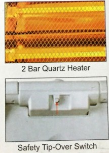 Orpat Oqh 1230 Oqh 1230 Halogen Room Heater