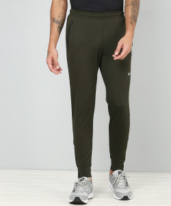 NIKE Solid Men Green Track Pants Buy NIKE Solid Men Green Track