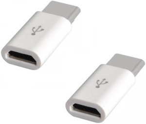Blendia Set Of 2 Type-c To Micro Usb Usb Adapter (White) Usb Adapter USB Type C Cable