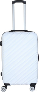 3G 8023 Combat Series ABS 20inch / 55cms Hard Sideded Luggage Trolley Suitcase (White) Cabin Luggage - 20Inch Cabin Luggage - 20 inch