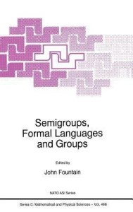 semigroups, formal languages and groups(english, hardcover, unknown)