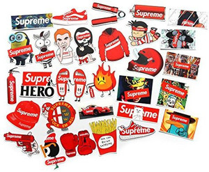 Fngeen Supreme Stickers Pack Laptop Stickers Bomb Motorcycle