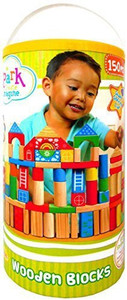 Spark Create Imagine 150 Piece Wooden Block Set 150 Piece Wooden
