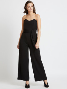 Black jumpsuit on sale flipkart