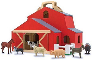 Melissa and doug red barn clearance