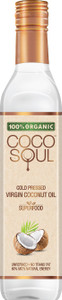 Coco Soul Cold Pressed Organic Virgin Coconut Oil Plastic Bottle