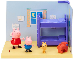 Peppa pig hotsell bedroom playset