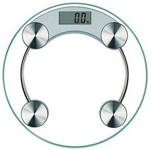 wewholeseller Personal Health Human Body Weight Machine X2003A 8mm Round Glass Weighing Scale Weighing Scale