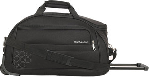 KAMILIANT By AMERICAN TOURISTER GAHO WHEEL DUFFLE 62 cm BLACK Duffel With Wheels Strolley BLACK Price in India Flipkart