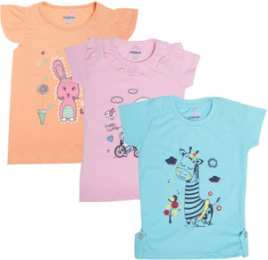 Dollar Champion Kidswear Girls Casual Cotton Blend Top Price in