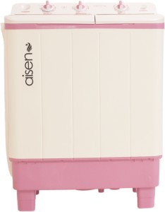 Aisen 7 kg Semi Automatic Top Load Pink(7 kg Semi Automatic Top Load Washing Machine)