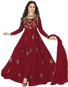 ladies queen Georgette Embroidered Salwar Suit Material Price in India Buy ladies queen Georgette Embroidered Salwar Suit Material online at Flipkart