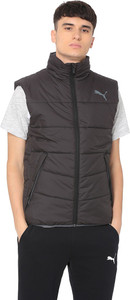 Puma sleeveless solid men's jacket discount