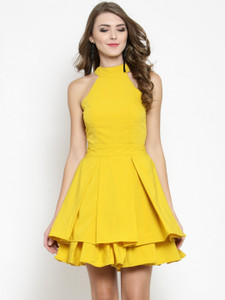 Sera synthetic a line dress