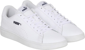 Puma smash v2 discount perforated leather sneaker