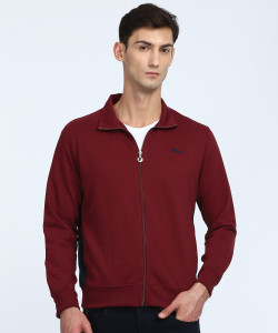 Fila Full Sleeve Self Design Men Sweatshirt