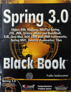 Buy Spring 3.0 Black Book with CD by Sunderaraman Prabhu at Low Price in India Flipkart