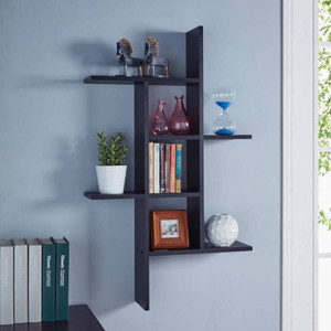 CraftOnline wooden folding rack Wooden Wall Shelf