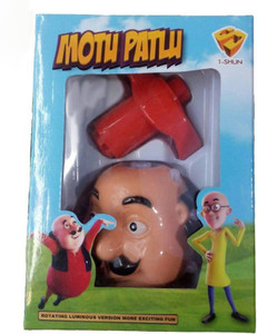 Deeta Motu Patlu Rotating Lighting Top Baby Toys Motu Patlu
