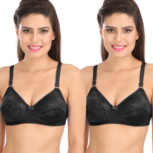 Buy SONA Women's SL007 Lace Non-Padded Full Coverage Bra Online at