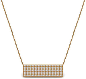 Vannajewels CDFJN-0068A Princess Yellow Gold Precious Necklace