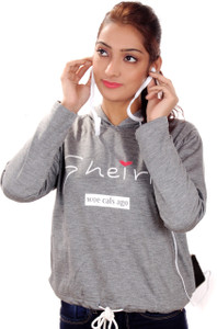 Hoodie with earphones for girl clearance